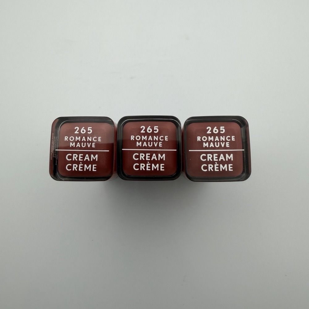(3) Covergirl Exhibitionist Creme Cream Lipstick 265 Romance Mauve